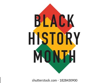 Black History Month vector illustration