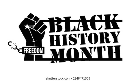 Black History Month. Vector Illustration.