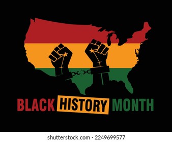 Black History Month. Vector Illustration.