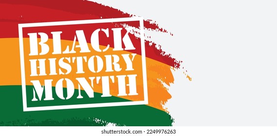 Black History Month vector illustration.