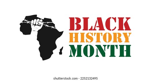 Black History Month vector illustration.