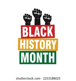 Black History Month vector illustration.