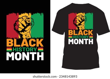 Black history month vector illustration for t shirt design