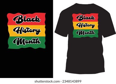 Black history month vector illustration for t shirt design
