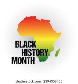 fondo de ilustración vectorial de mes de historial negro. es adecuado para tarjetas, banners o afiches