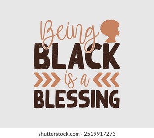 Black History Month vector illustration T-shirt Design