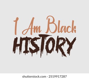 Black History Month vector illustration T-shirt Design