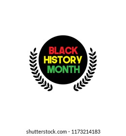 Black History Month Vector Template Design Illustration