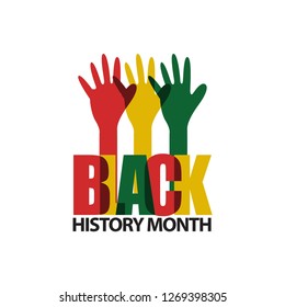 Black History Month Vector Template Design Illustration