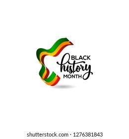 Black History Month Vector Template Design Illustration