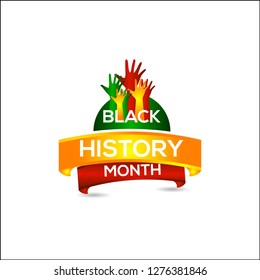 Black History Month Vector Template Design Illustration