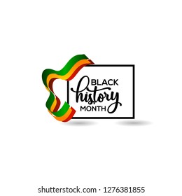 Black History Month Vector Template Design Illustration