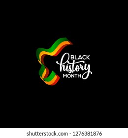 Black History Month Vector Template Design Illustration