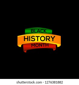 Black History Month Vector Template Design Illustration