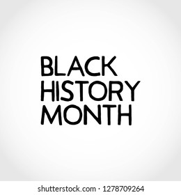 Black history month vector template