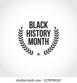 Black history month vector template