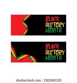 Black History Month Vector Template Design Illustration