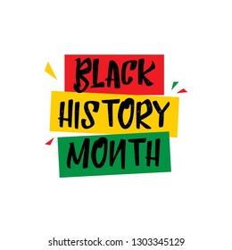 Black History Month Vector Template Design Illustration