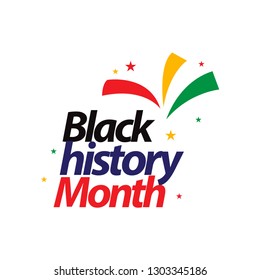 Black History Month Vector Template Design Illustration