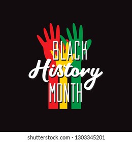 Black History Month Vector Template Design Illustration