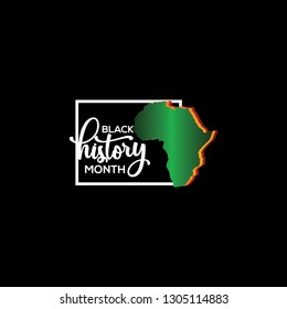 Black History Month Vector Template Design Illustration