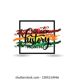 Black History Month Vector Template Design Illustration