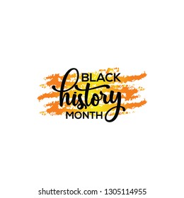 Black History Month Vector Template Design Illustration