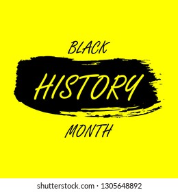 Black History Month Vector Template Design