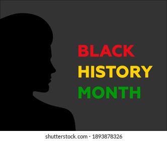 Black history month vector template. African American History. Celebrated annual. In February in United States and Canada. In October in Great Britain. Poster, card, banner, background. 