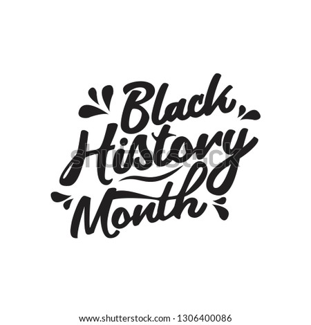 Black History Month Vector Template