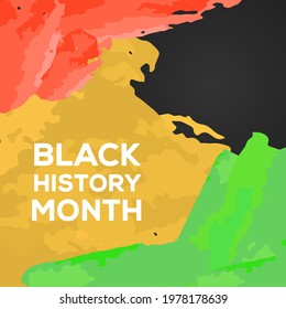 Black History Month Watercolor Design