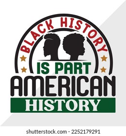 Black History SVG Printable Vector Illustration svg