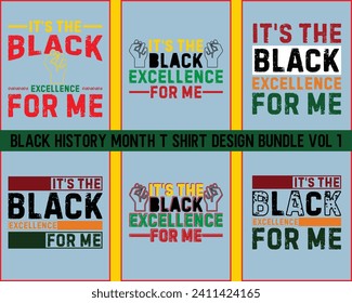 Black History T Shirt Design Bundle,Black History Month Design Bundle,T Shirt Bundle,african freedom day t-shirt design,Black history month celebrate,Vector, typography, print, poster,