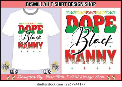 Black history t shirt and typography design