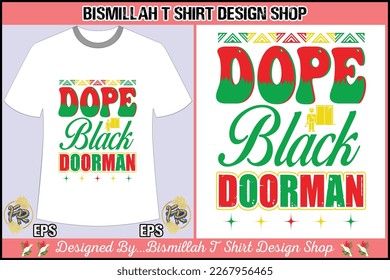 Black history t shirt and typography design