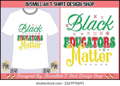 Black history t shirt and typography design