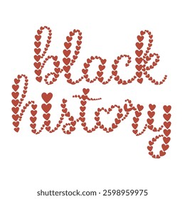 Black history  typography t-shirt design
