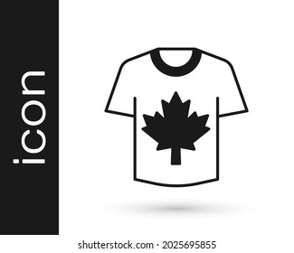 Black Hockey Jersey Icon Isolated On White Background.  Vector