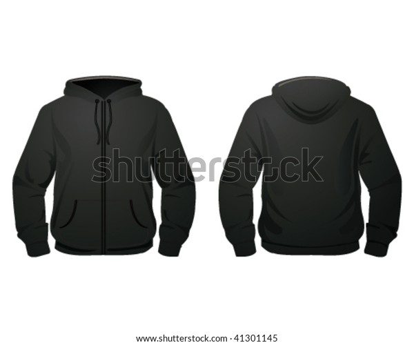 Black Hoddy Stock Vector (Royalty Free) 41301145 | Shutterstock