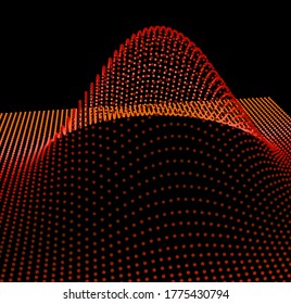 El espacio distorsionador de la anomalía del agujero negro. Flujo de partículas tridimensionales que denota suavidad de la función. La síntesis de la nueva energía.