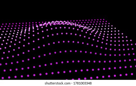 Black hole anomaly distorting space. Three-dimensional particle flux denoting smoothness of function. The synthesis of new energy.