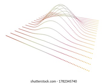 Black hole anomaly distorting space. Three-dimensional particle flux denoting smoothness of function. The synthesis of new energy.