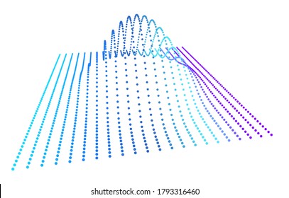 Black hole anomaly distorting space. Three-dimensional particle flux denoting smoothness of function. The synthesis of new energy.