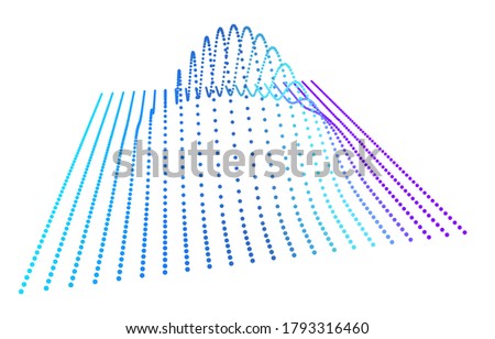 Black hole anomaly distorting space. Three-dimensional particle flux denoting smoothness of function. The synthesis of new energy.