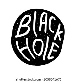 Black hole cirle vector ilustration
