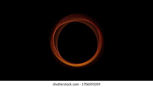 Black Hole, detailed vector image, eps 10 template