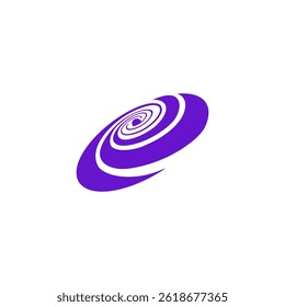 black hole galaxy deep logo simple purple, vortex, splash
