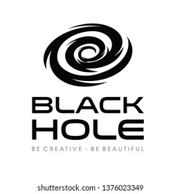 Black Hole, Galaxy Logo Inspiration Vector 