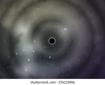 Black Hole, Gravitational Waves, Deep Space