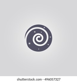 Black Hole Icon. Icon Design